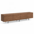 Szafka RTV drewniana orzechowa 200x45x50 cm